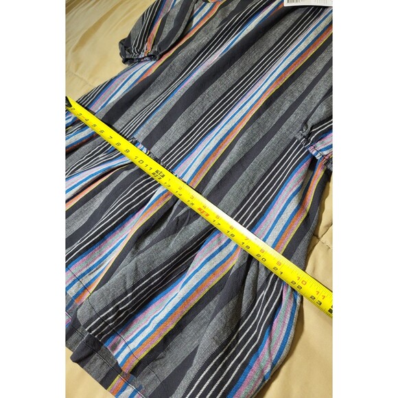 Outerknown Dress Womens Size S Miro Slouchy Sleeve Organic Cotton Multicolor - Picture 8 of 12